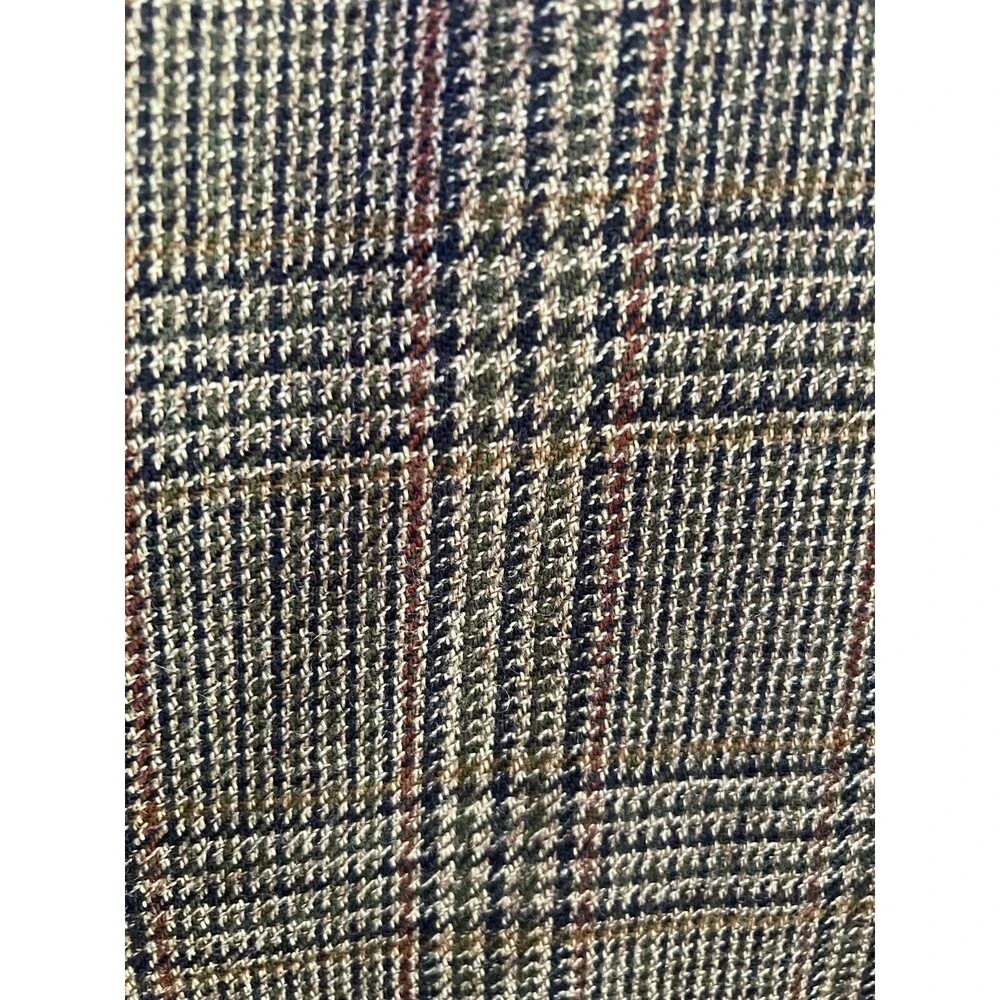 mens blazer Tommy Hilfiger Modern-Fit brown  44L 44 long fall plaid sport coat